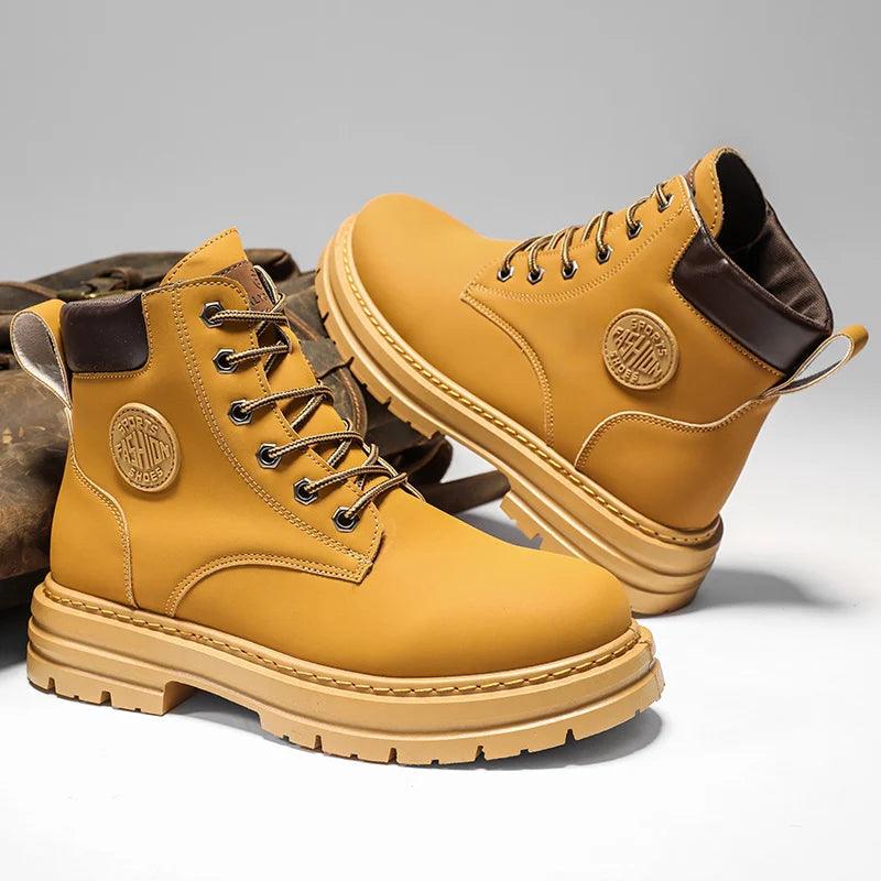 Bota de Trabalho Masculina Cano Alto