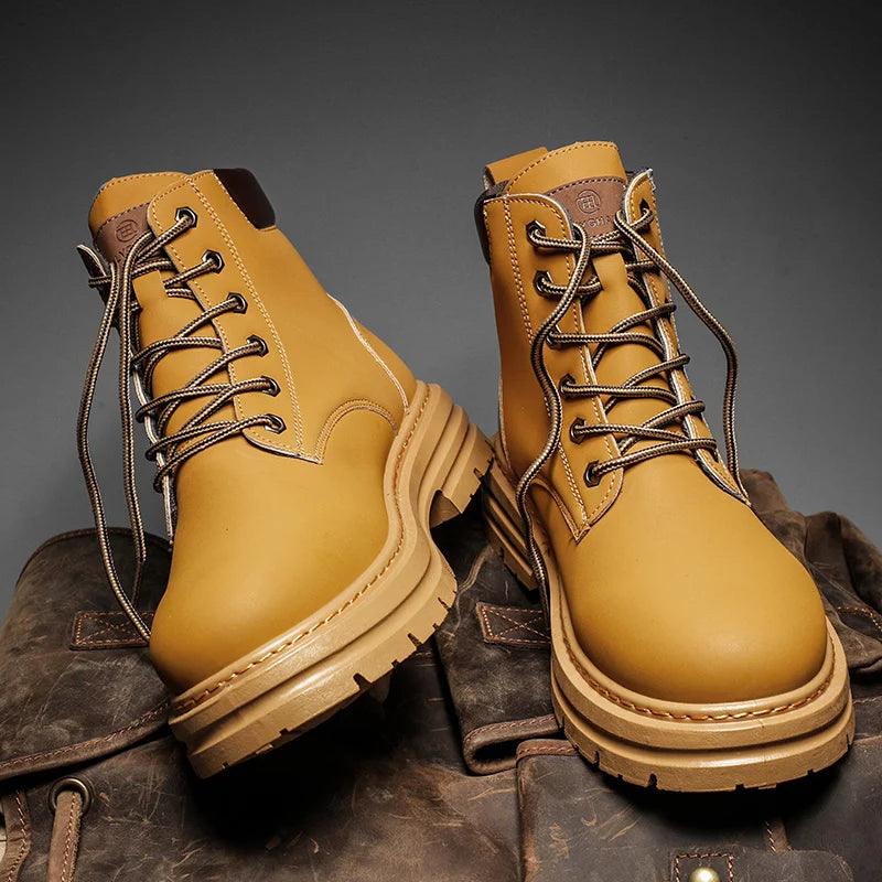 Bota de Trabalho Masculina Cano Alto