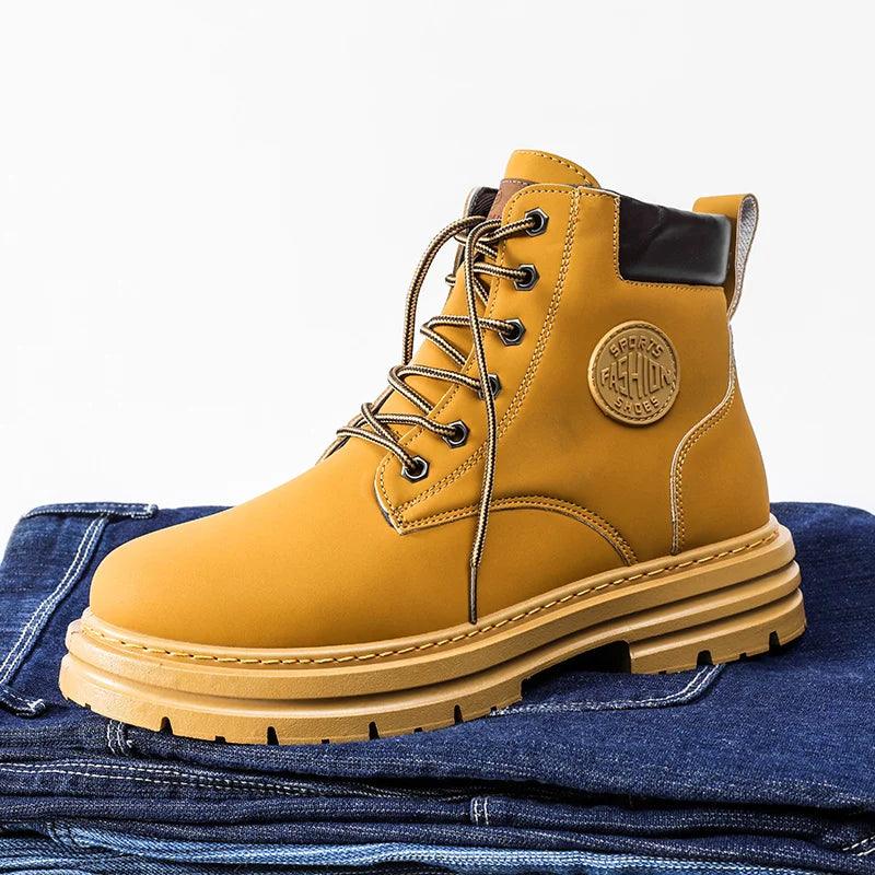 Bota de Trabalho Masculina Cano Alto