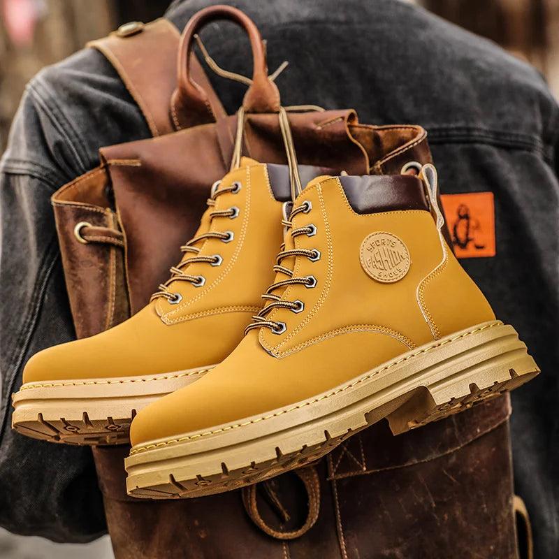 Bota de Trabalho Masculina Cano Alto