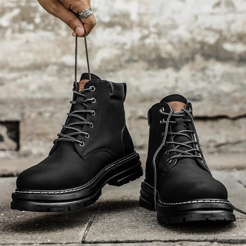 Bota de Trabalho Masculina Cano Alto