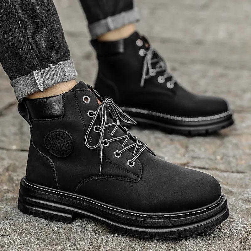 Bota de Trabalho Masculina Cano Alto