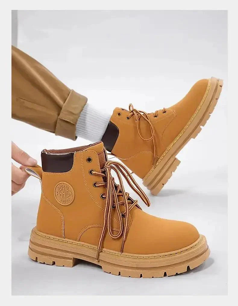 Bota de Trabalho Masculina Cano Alto