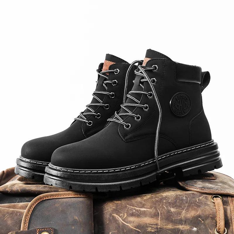 Bota de Trabalho Masculina Cano Alto