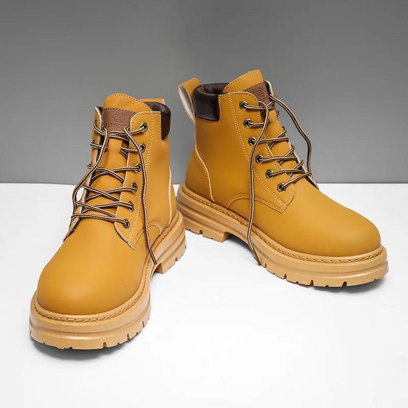 Bota de Trabalho Masculina Cano Alto