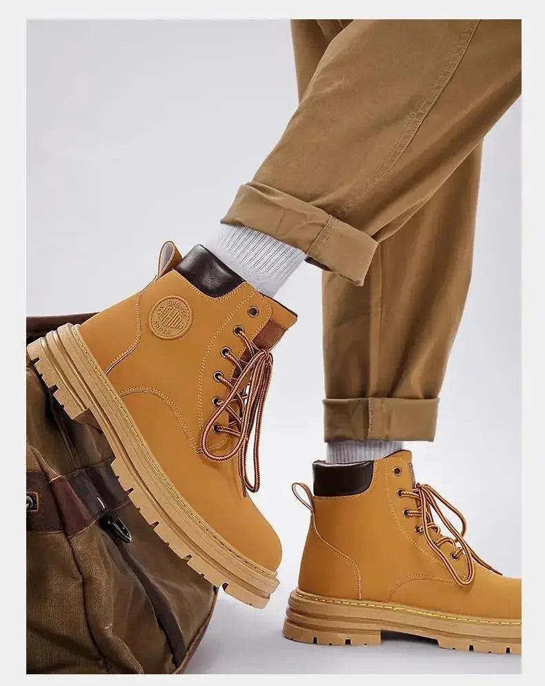 Bota de Trabalho Masculina Cano Alto