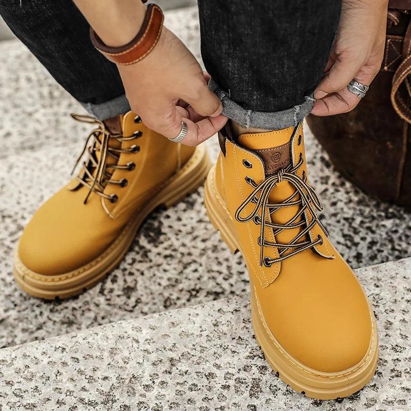 Bota de Trabalho Masculina Cano Alto