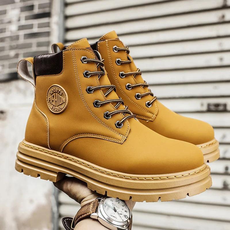 Bota de Trabalho Masculina Cano Alto
