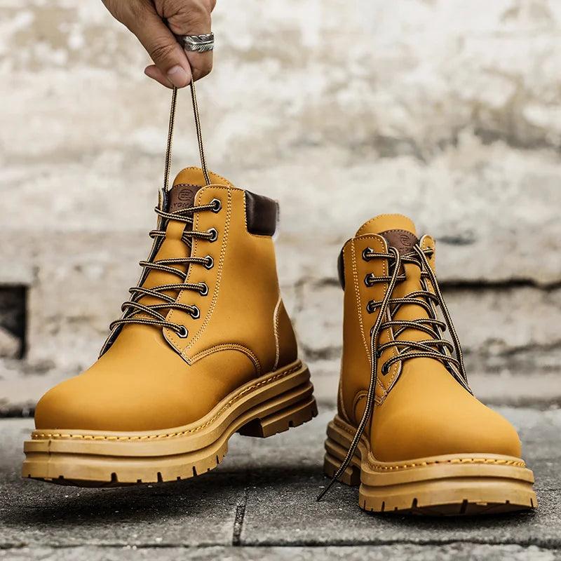 Bota de Trabalho Masculina Cano Alto