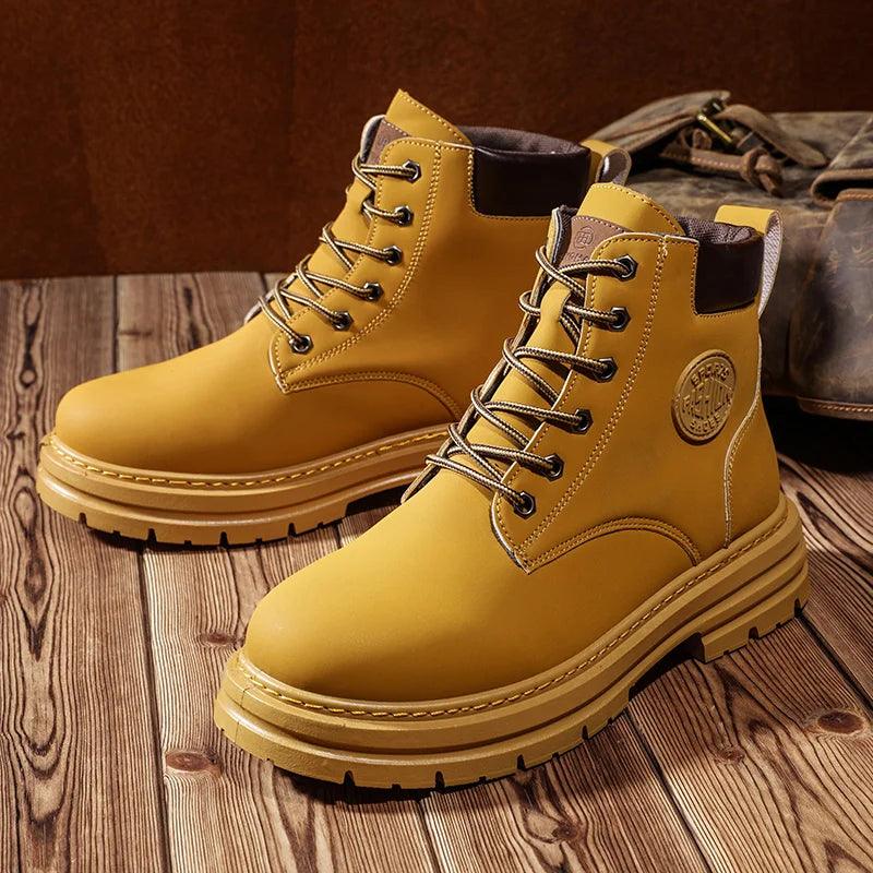 Bota de Trabalho Masculina Cano Alto
