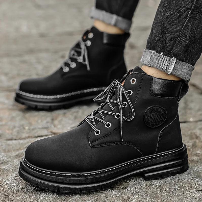 Bota de Trabalho Masculina Cano Alto