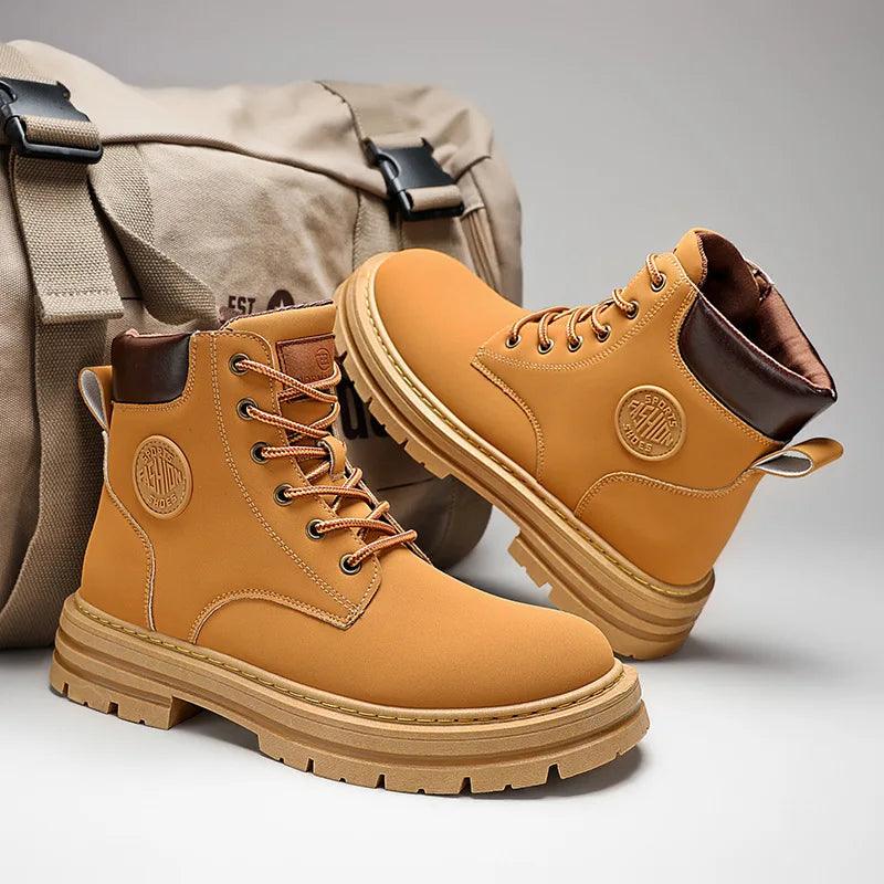 Bota de Trabalho Masculina Cano Alto