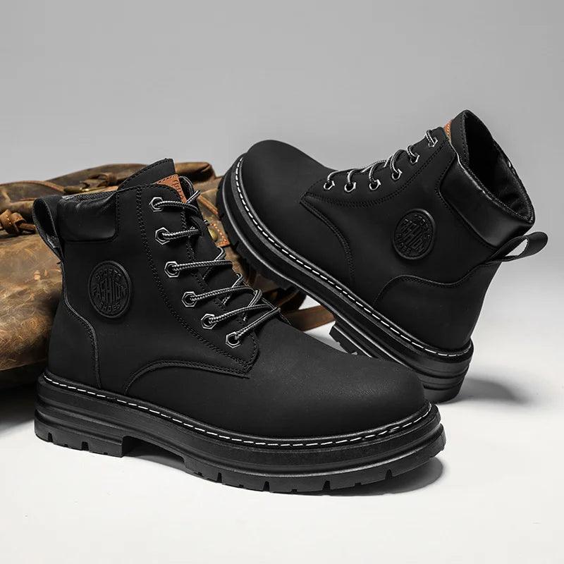 Bota de Trabalho Masculina Cano Alto