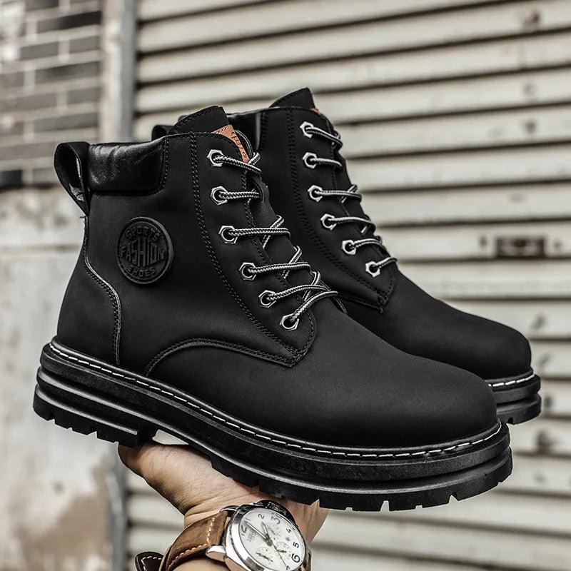 Bota de Trabalho Masculina Cano Alto