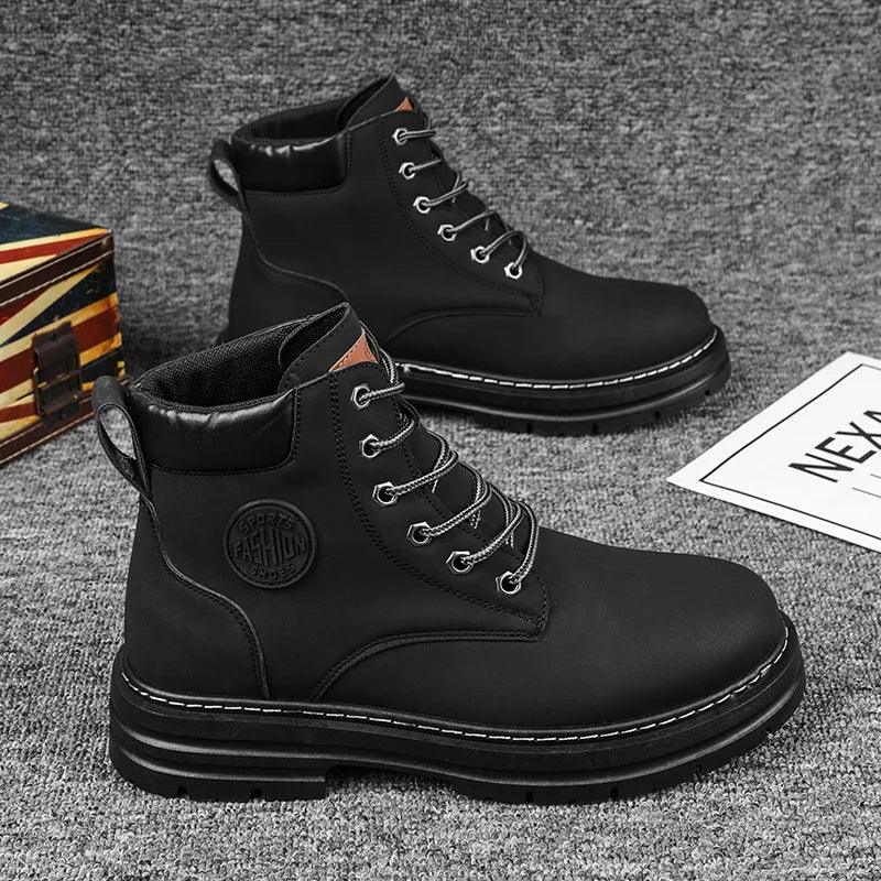 Bota de Trabalho Masculina Cano Alto