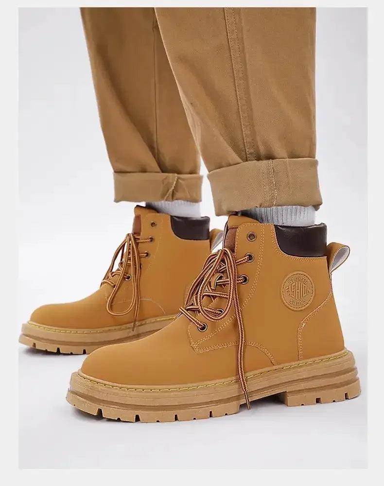 Bota de Trabalho Masculina Cano Alto