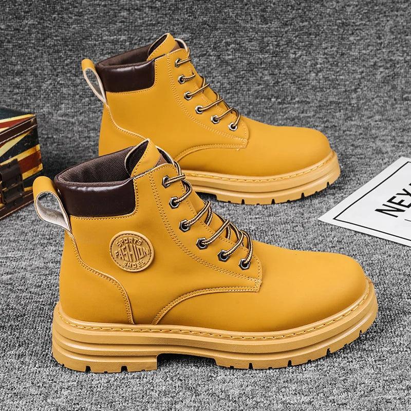 Bota de Trabalho Masculina Cano Alto