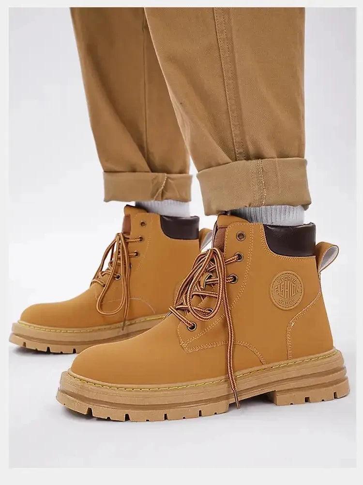Bota de Trabalho Masculina Cano Alto