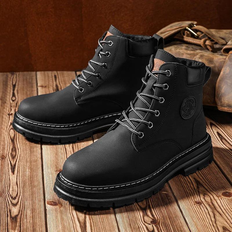 Bota de Trabalho Masculina Cano Alto