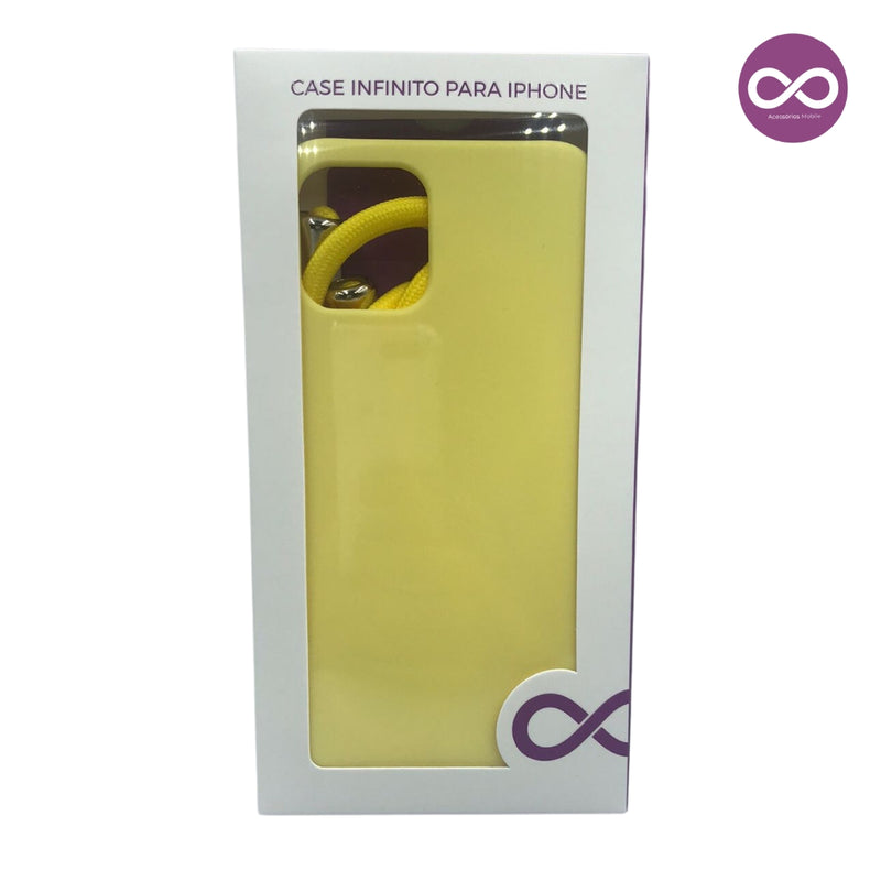 Capa com Alça para iPhone - Amarelo Modelo do iPhone:16