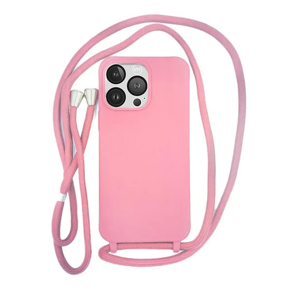 Capa com Alça para iPhone - Pink Modelo do iPhone:16 Pro