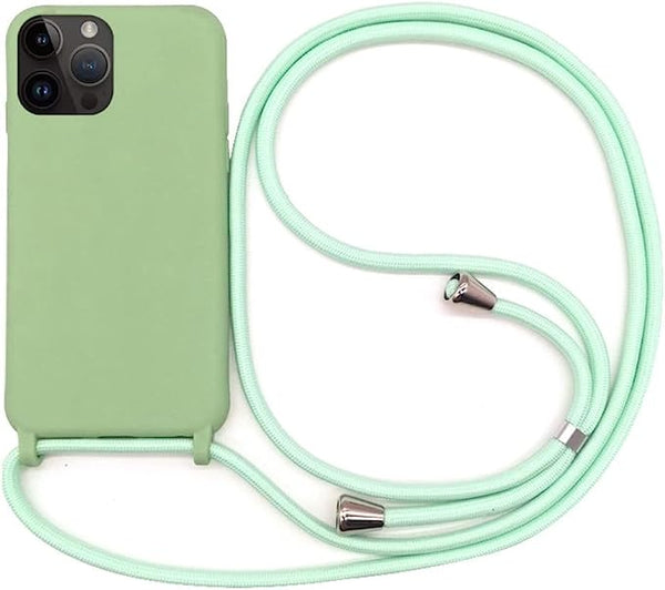 Capa com Alça para iPhone - Verde Grass Modelo do iPhone:16 Pro Max