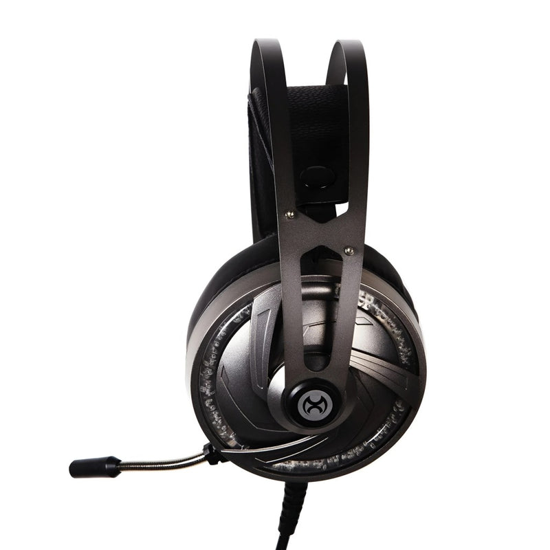 Headset Gamer Preto RGB Com Fio E Microfone Mox MO-GH710
